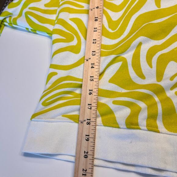 Zara Girls Green and Cream Psychedelic Sweatshirt 13-14 - Picture 10 of 10